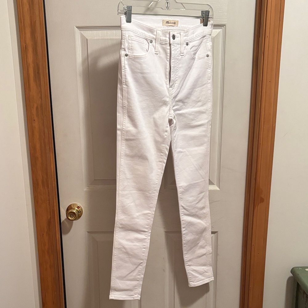 Madewell Women's Crisp White Skinny Jeans